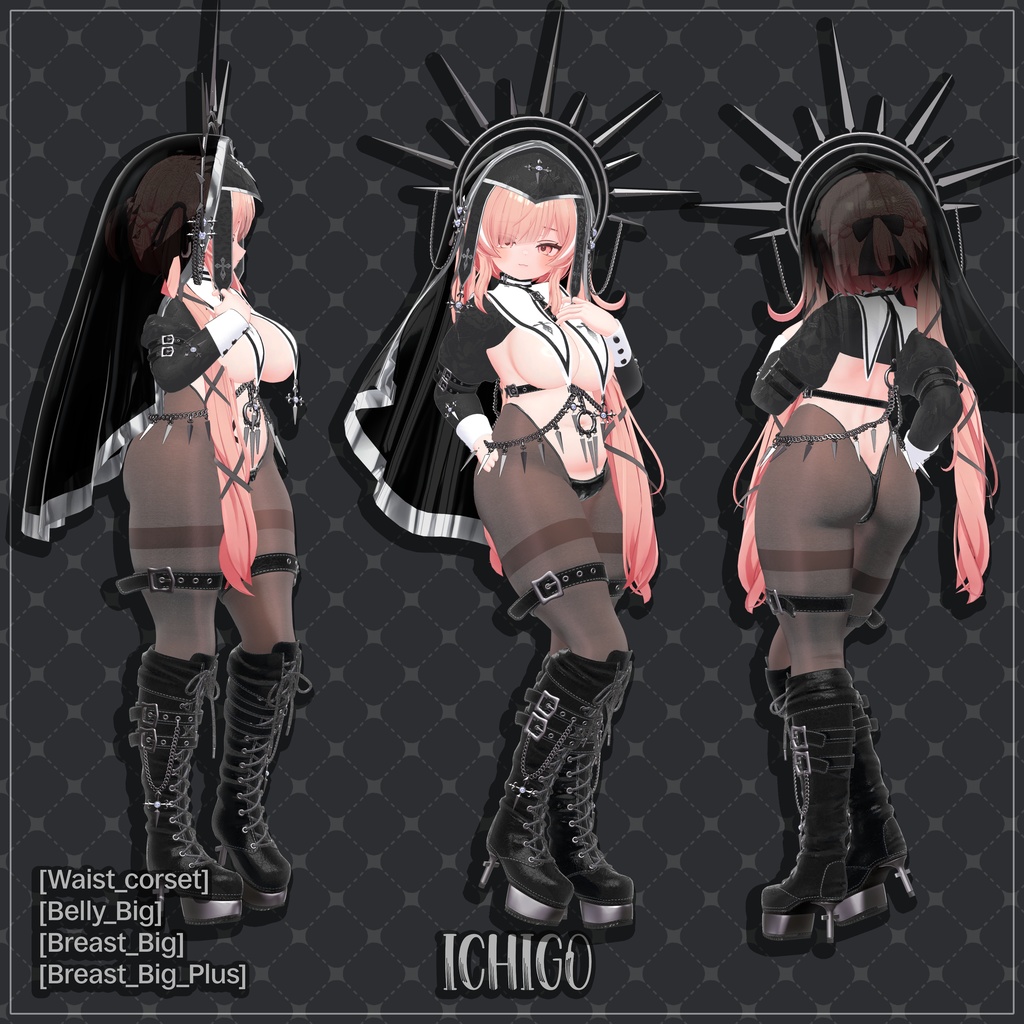 【11対応】 情欲の修道女 Lust Nun 【VRChat想定】