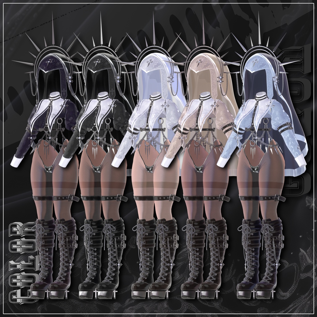 ✨Golden Week SALE✨50%【14対応】 情欲の修道女 Lust Nun 【VRChat想定】
