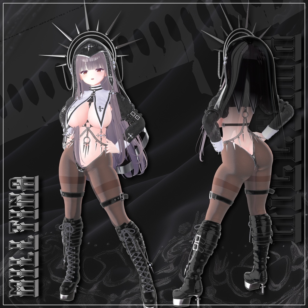 ✨Golden Week SALE✨50%【14対応】 情欲の修道女 Lust Nun 【VRChat想定】