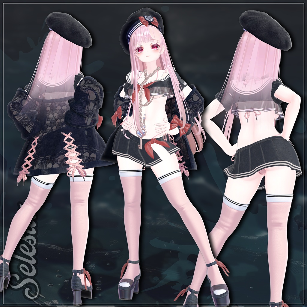 【13 対応】 BikiSera(ビキセーラー) 【VRChat想定】