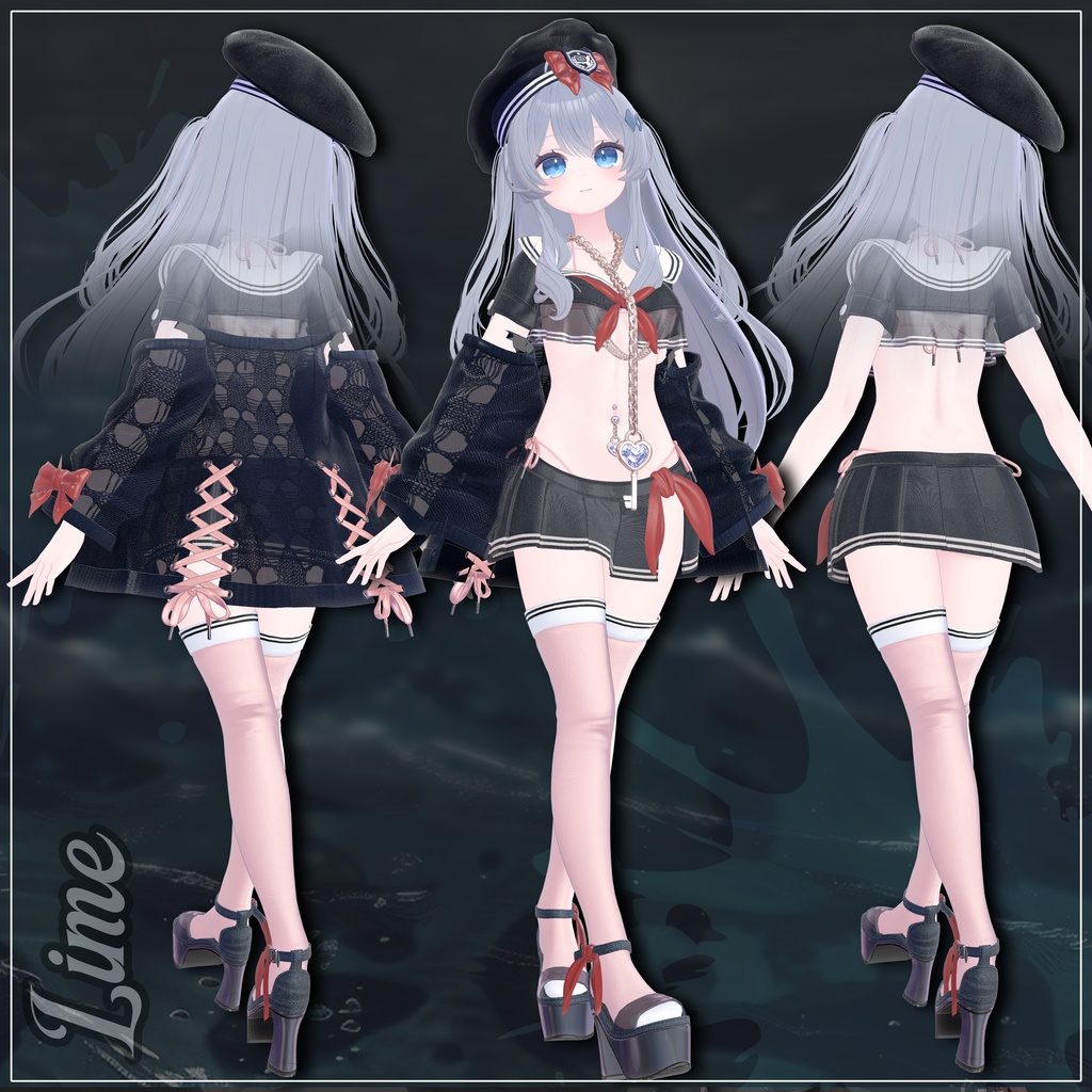 【13 対応】 BikiSera(ビキセーラー) 【VRChat想定】