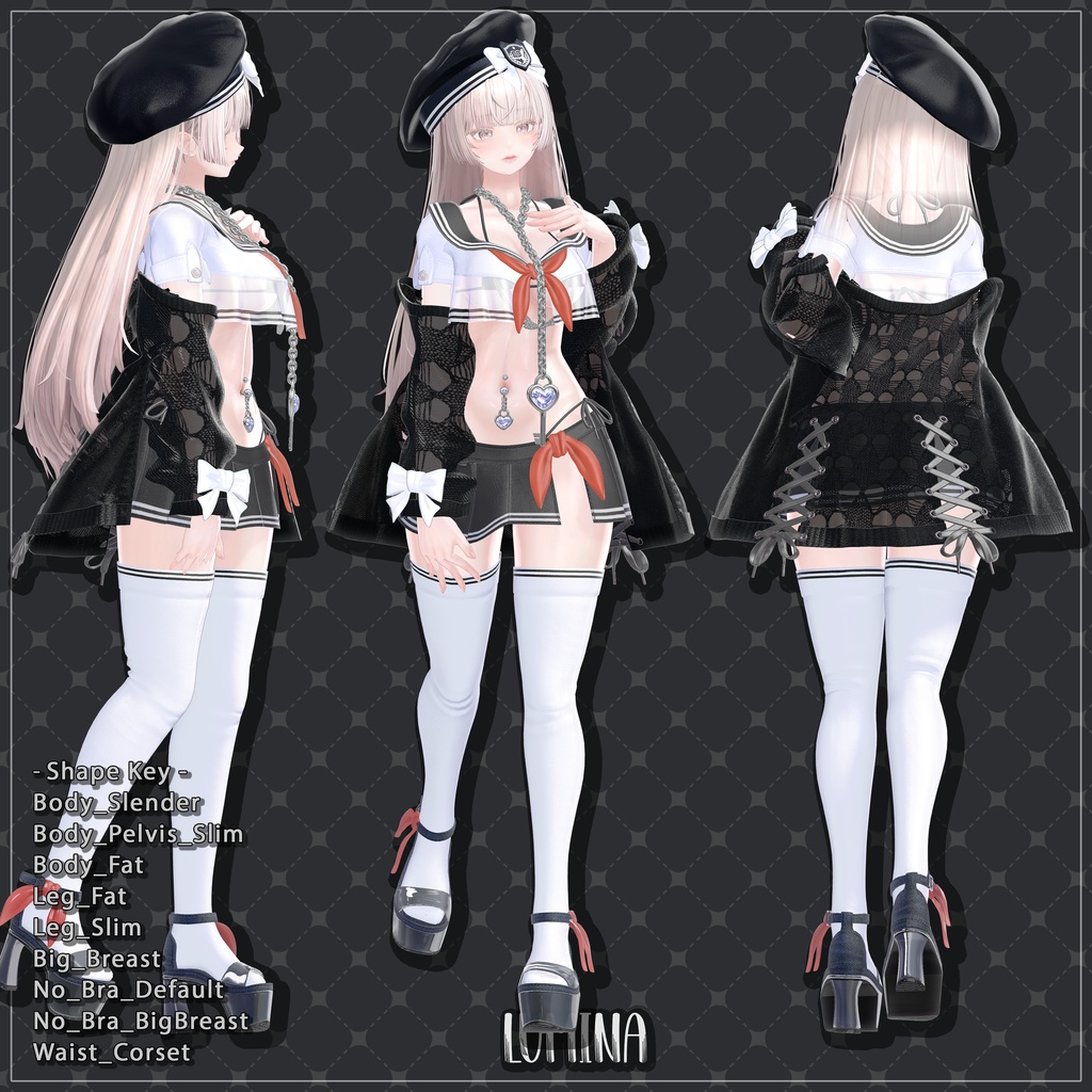 ✨Golden Week SALE✨50%【13 対応】 BikiSera(ビキセーラー) 【VRChat想定】