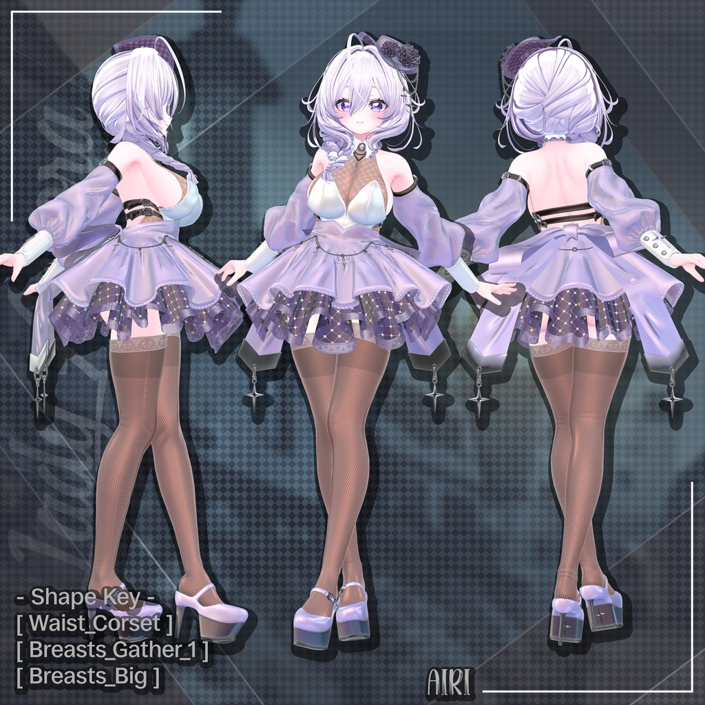 🎩Black Friday 50% SALE【13対応】 Lady Aurora (レディーオーロラ) 【VRChat想定】