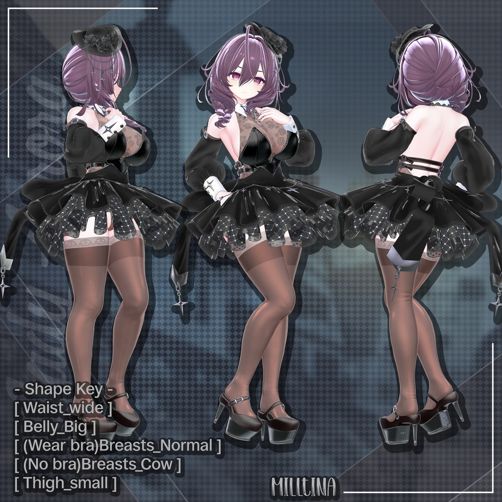 🎩Black Friday 50% SALE【13対応】 Lady Aurora (レディーオーロラ) 【VRChat想定】