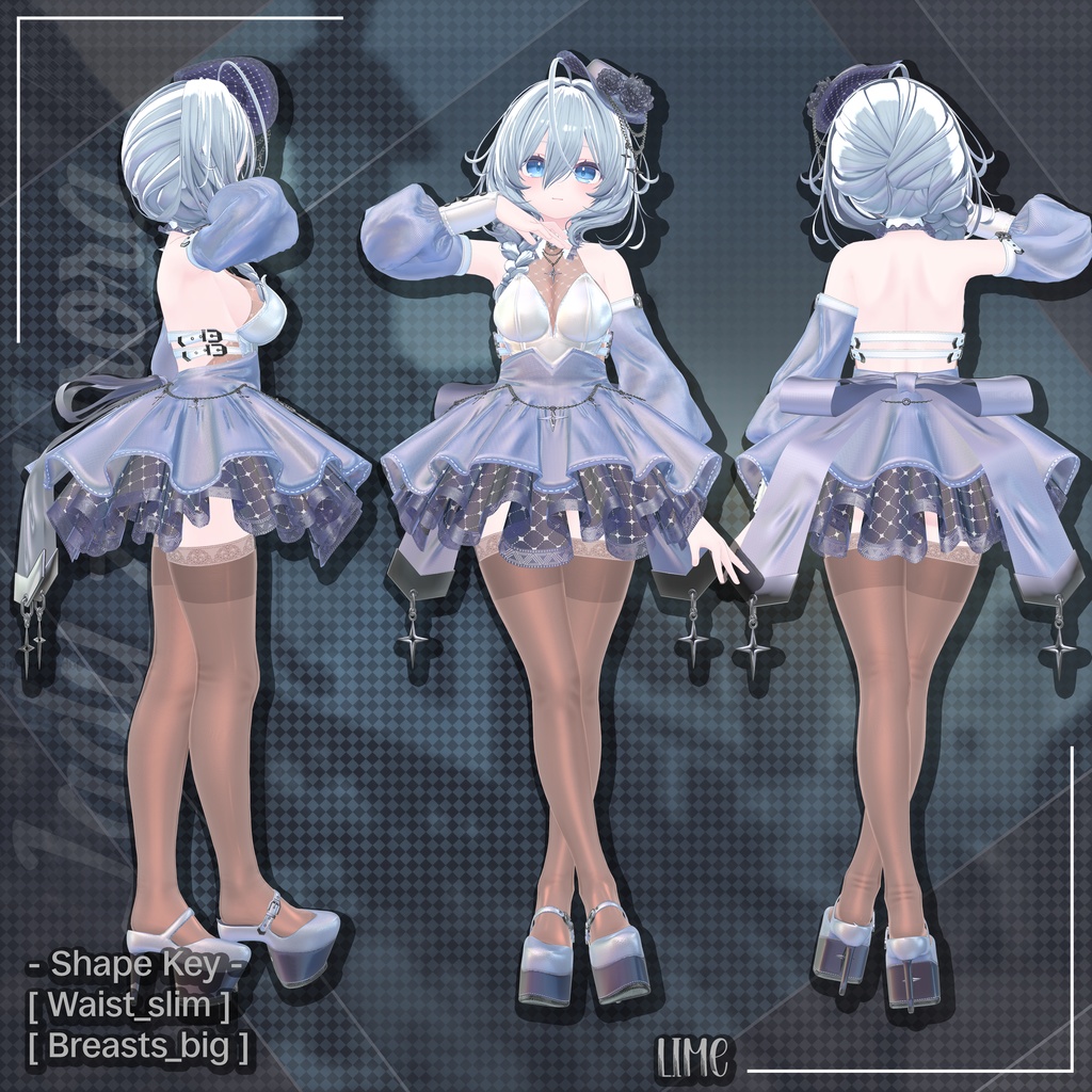 🎩Black Friday 50% SALE【13対応】 Lady Aurora (レディーオーロラ) 【VRChat想定】