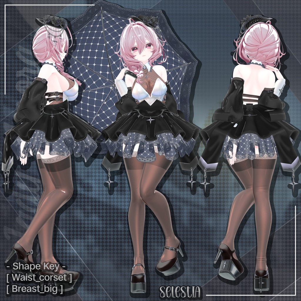 🎩Black Friday 50% SALE【13対応】 Lady Aurora (レディーオーロラ) 【VRChat想定】