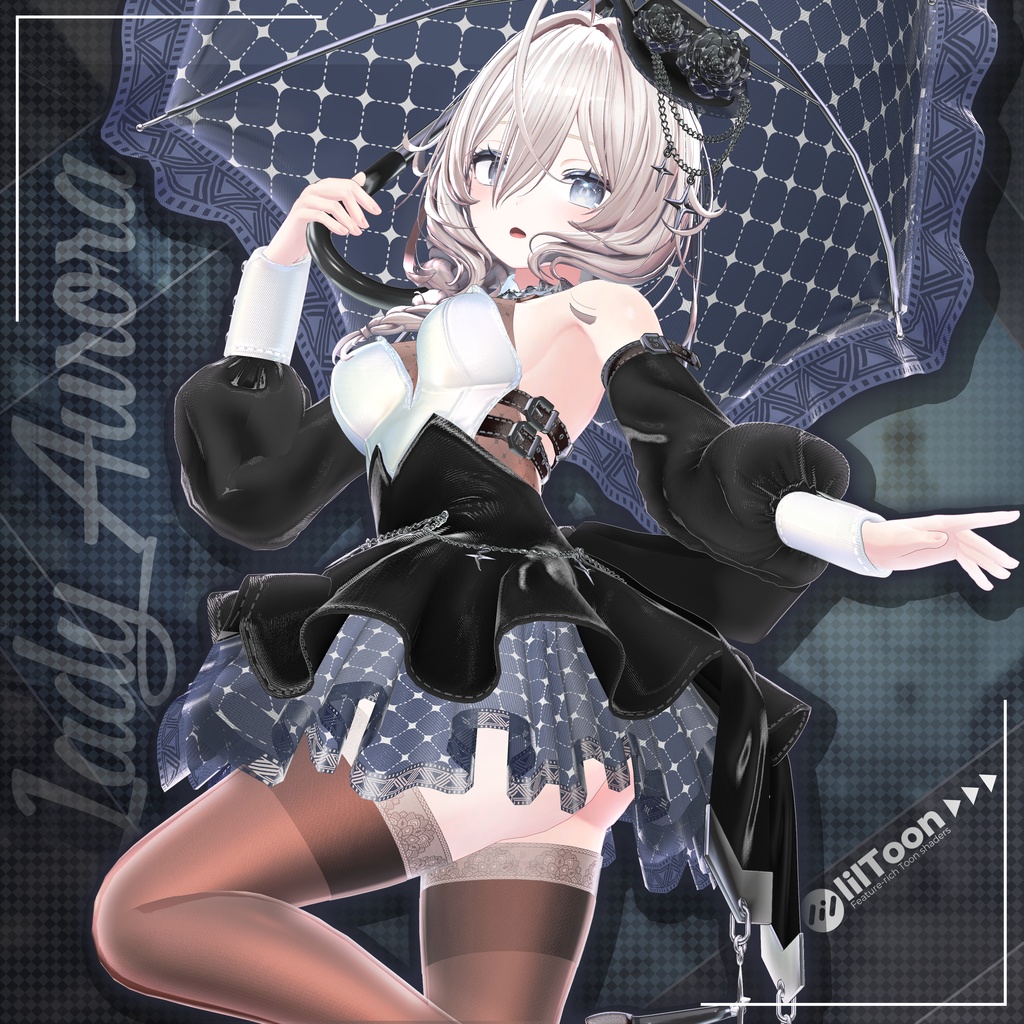 【12対応】 Lady Aurora(レディーオーロラ) 【VRChat想定】