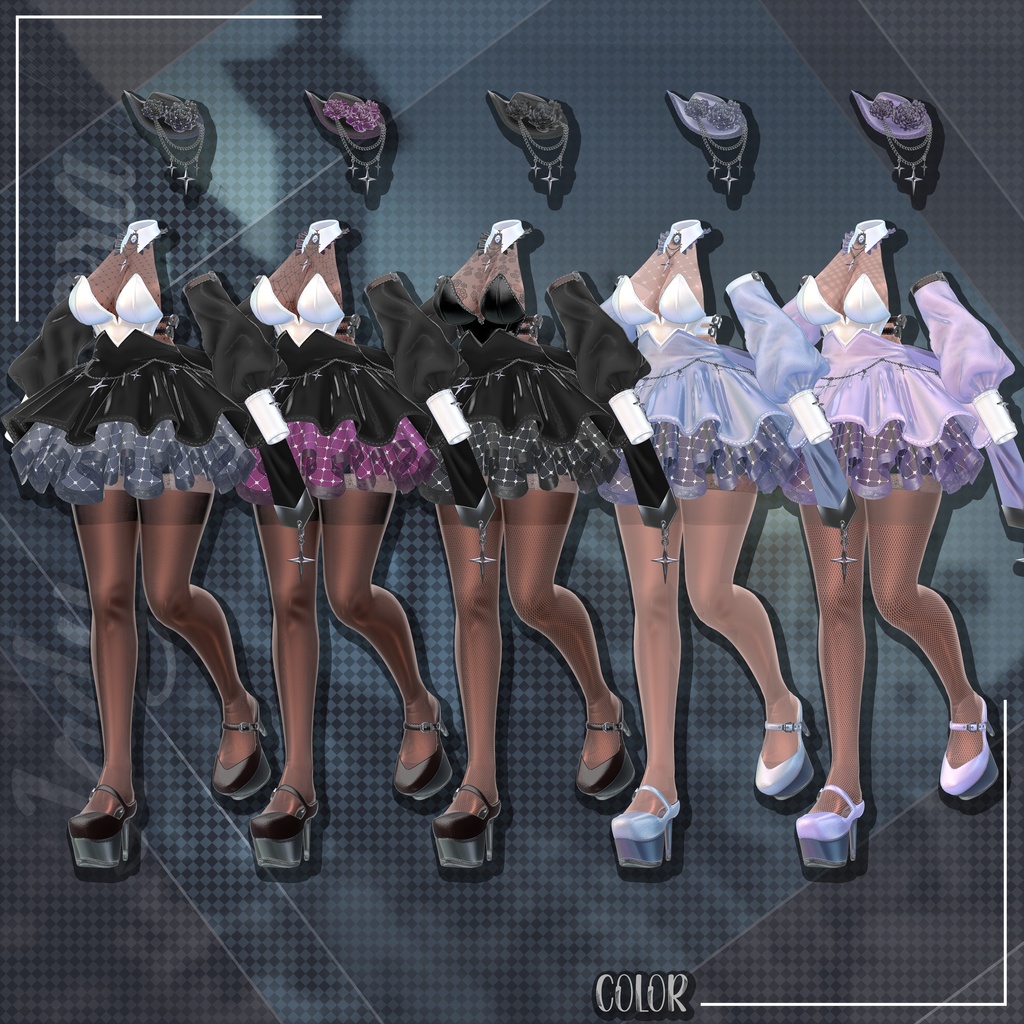 🎩Black Friday 50% SALE【13対応】 Lady Aurora (レディーオーロラ) 【VRChat想定】