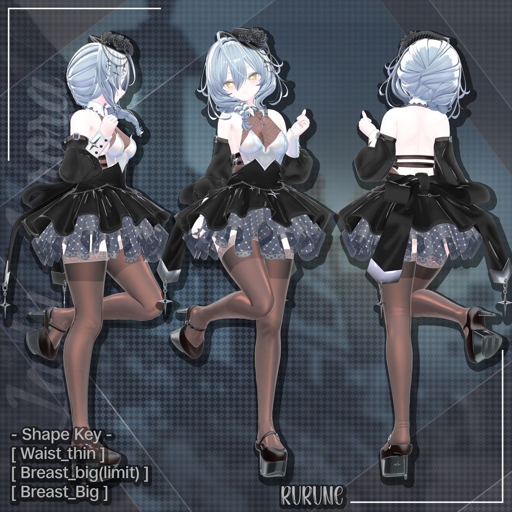 🎩Black Friday 50% SALE【13対応】 Lady Aurora (レディーオーロラ) 【VRChat想定】