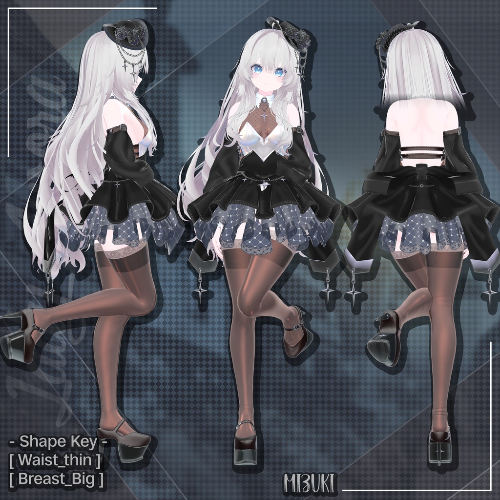 🎩Black Friday 50% SALE【13対応】 Lady Aurora (レディーオーロラ) 【VRChat想定】