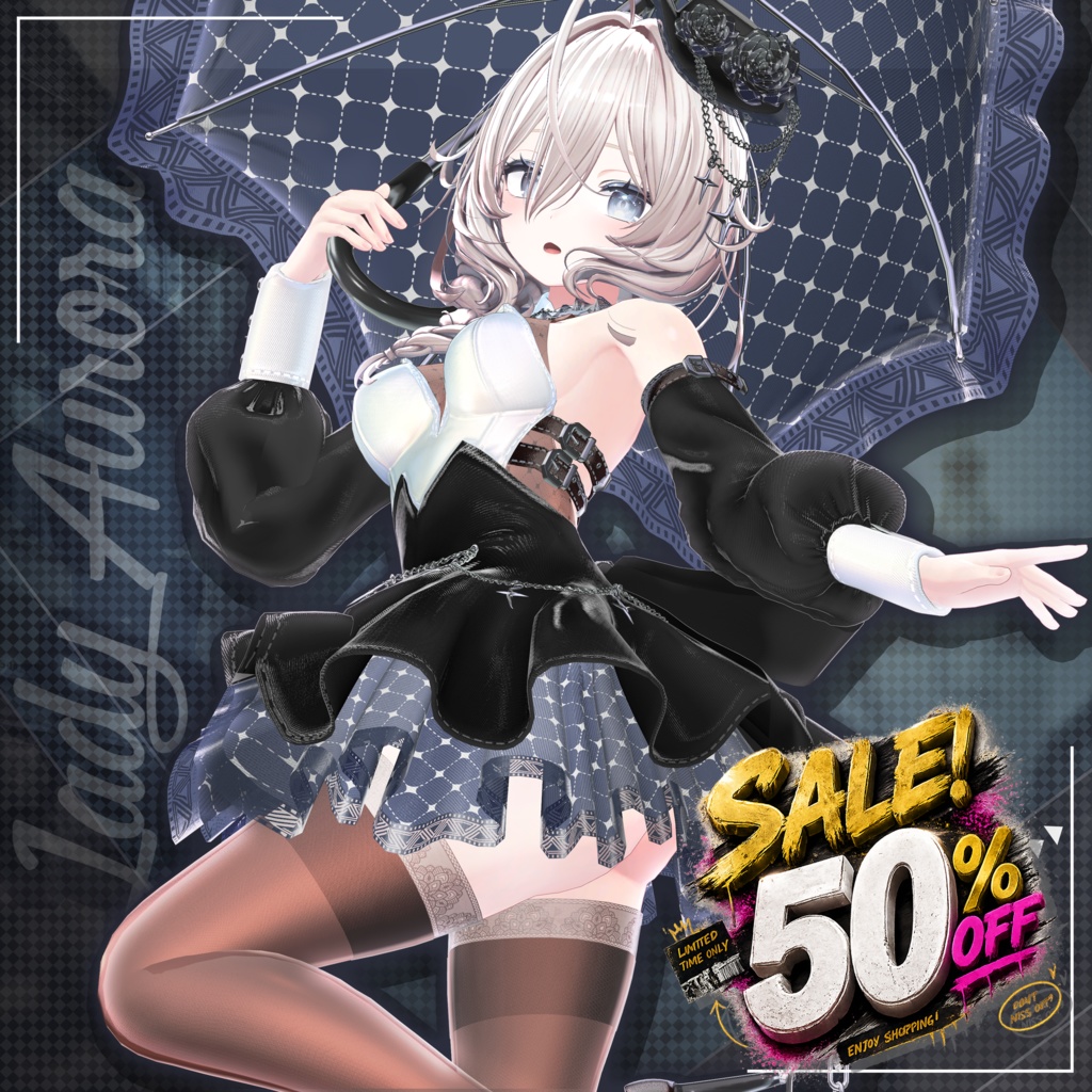 ✨Golden Week SALE✨50%【17対応】 Lady Aurora (レディーオーロラ) 【VRChat想定】