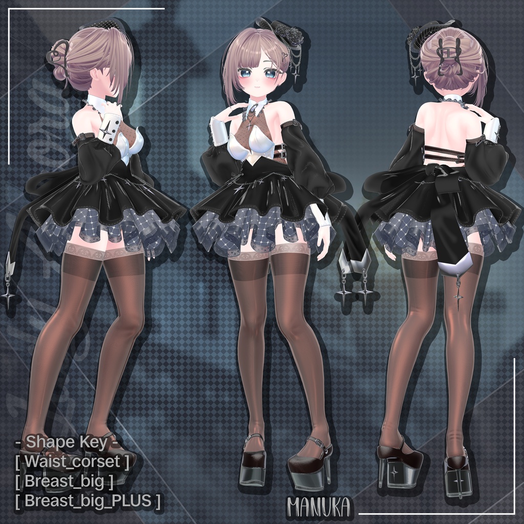 🎩Black Friday 50% SALE【13対応】 Lady Aurora (レディーオーロラ) 【VRChat想定】