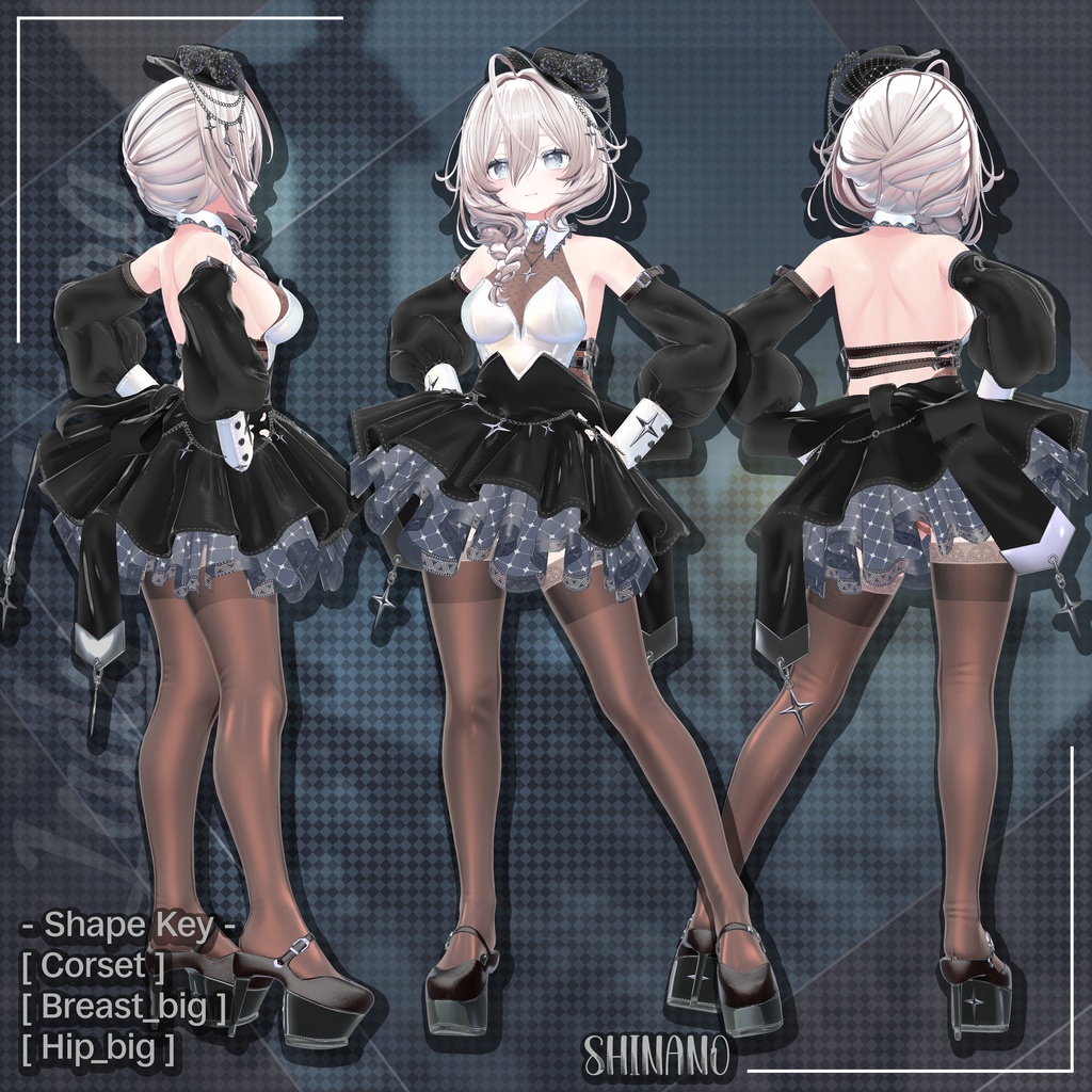 🎩Black Friday 50% SALE【13対応】 Lady Aurora (レディーオーロラ) 【VRChat想定】