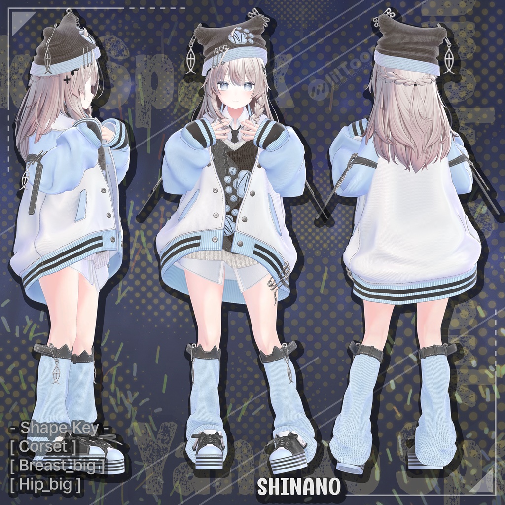 ✨Golden Week SALE✨50%【19対応】 Yaneko Spark (夜猫スパーク) 【VRChat想定】