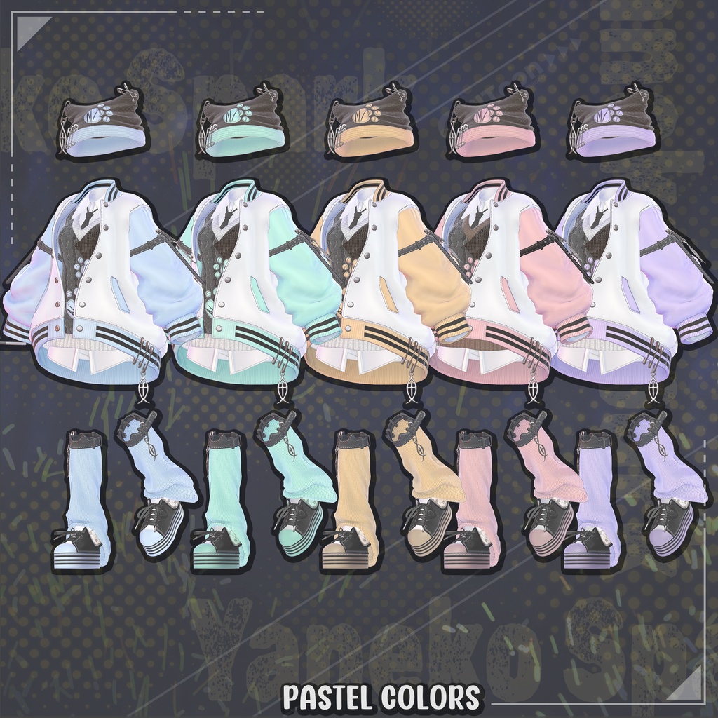 【13対応】 Yaneko Spark (夜猫スパーク) 【VRChat想定】