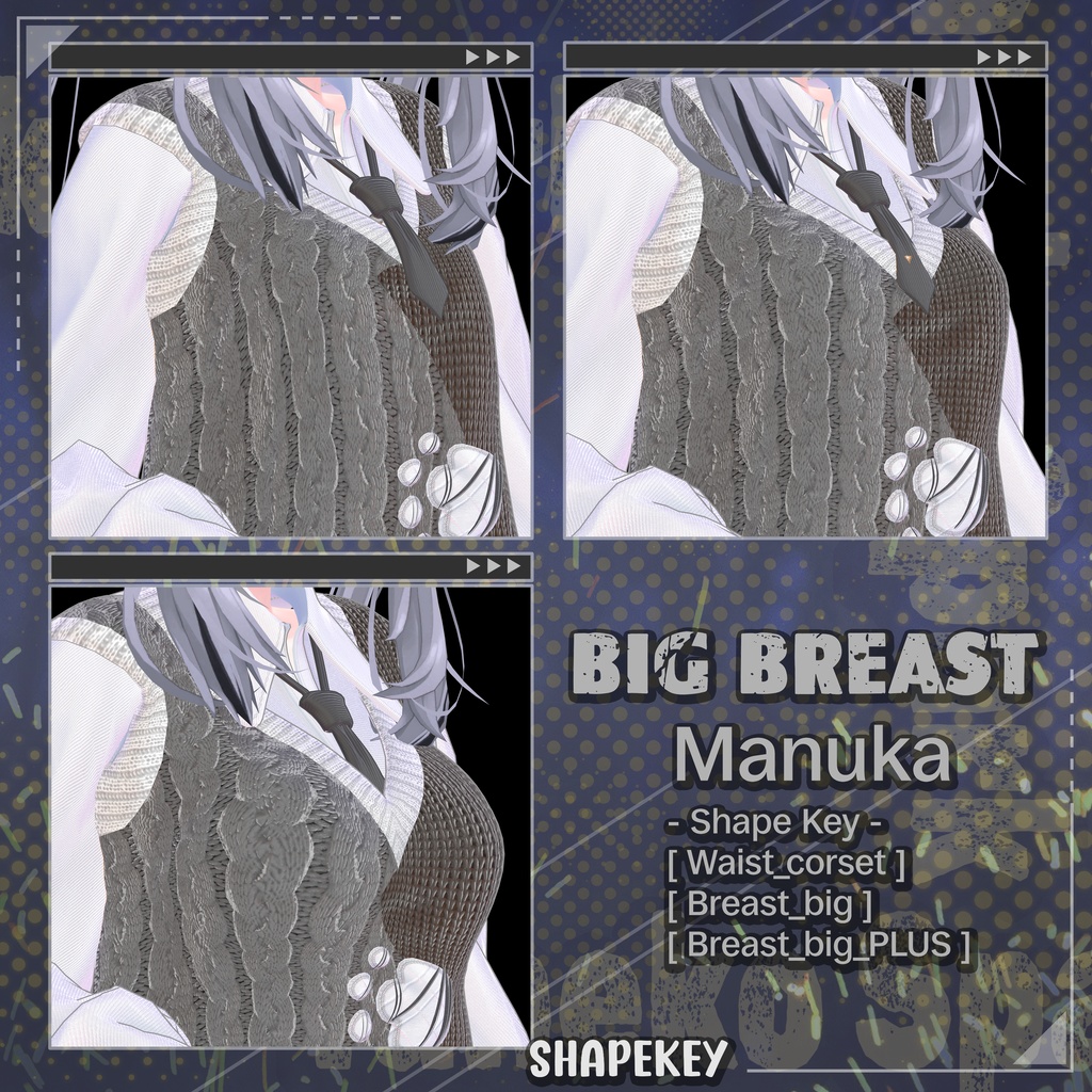 【13対応】 Yaneko Spark (夜猫スパーク) 【VRChat想定】