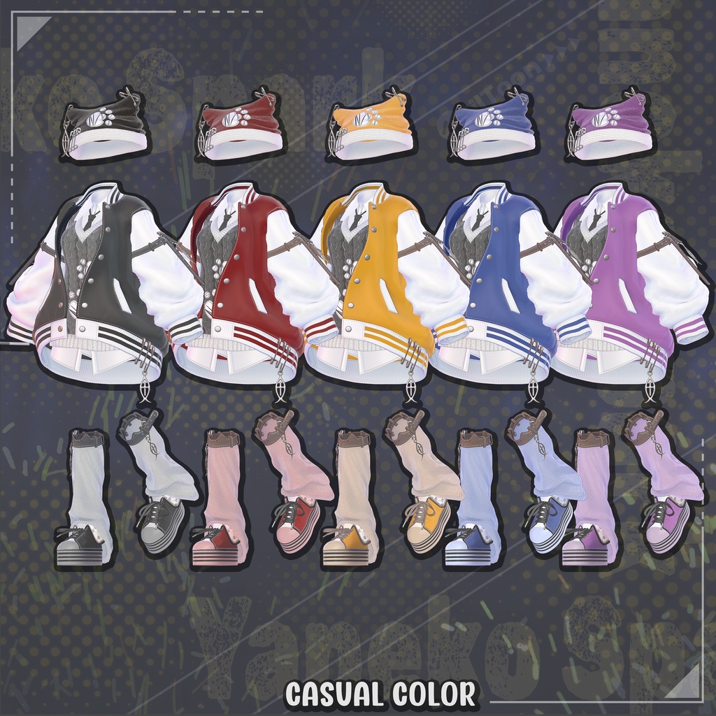 ✨Golden Week SALE✨50%【19対応】 Yaneko Spark (夜猫スパーク) 【VRChat想定】