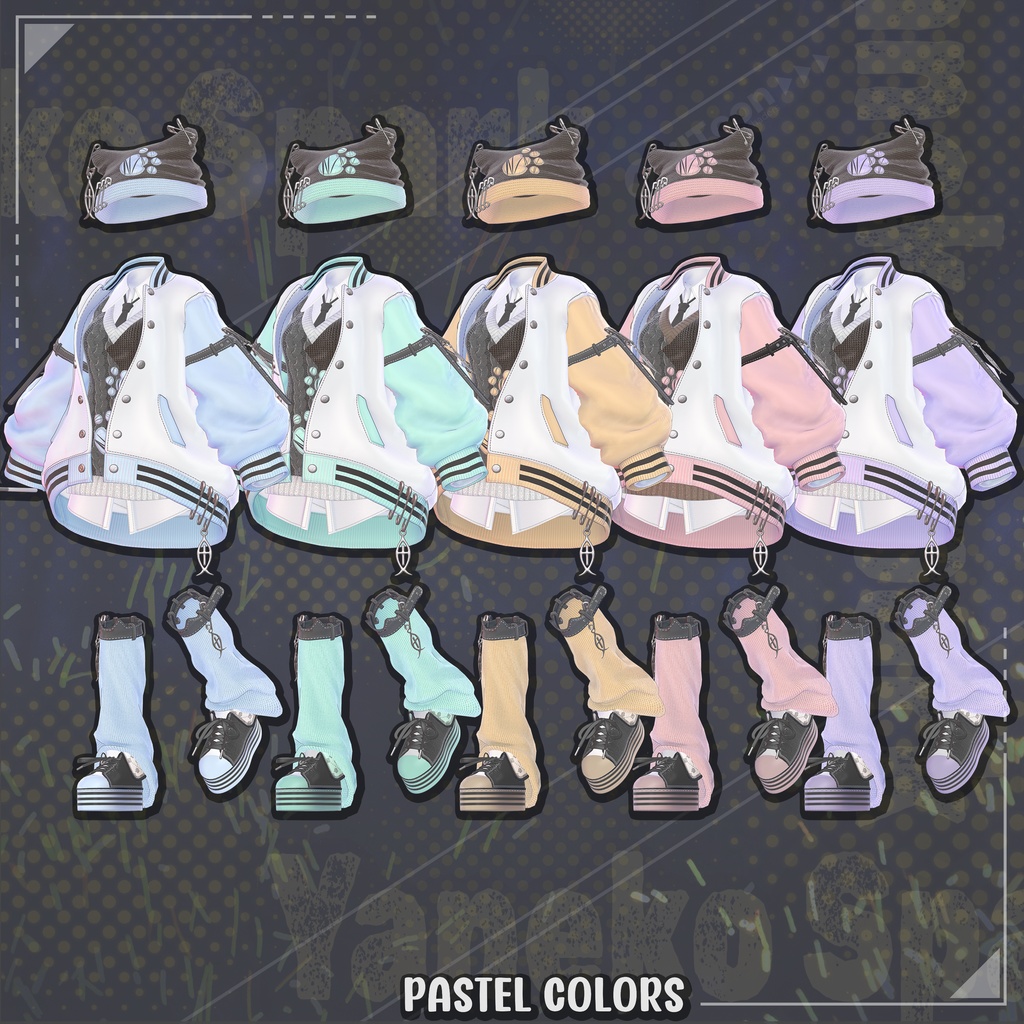 ✨Golden Week SALE✨50%【19対応】 Yaneko Spark (夜猫スパーク) 【VRChat想定】