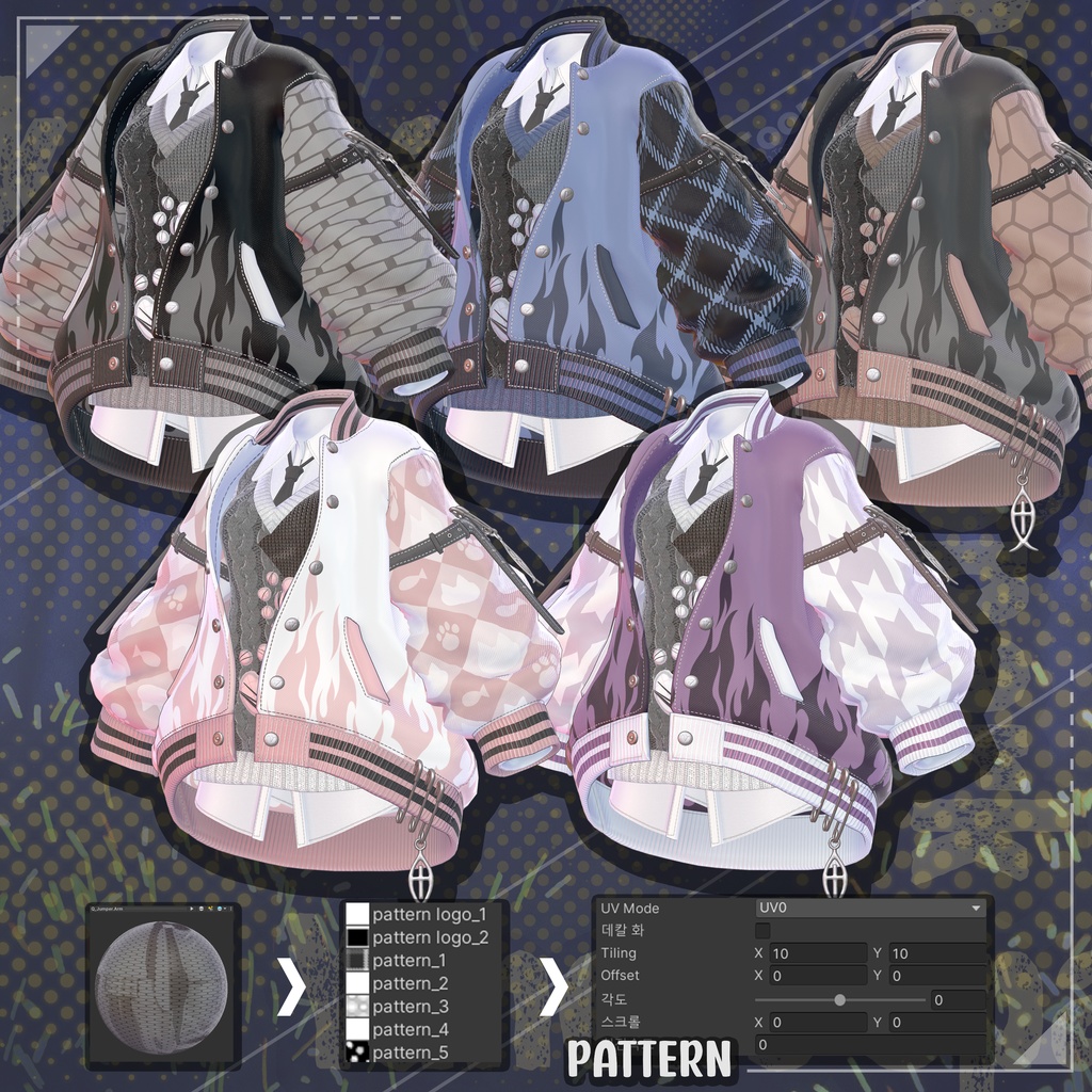 【13対応】 Yaneko Spark (夜猫スパーク) 【VRChat想定】