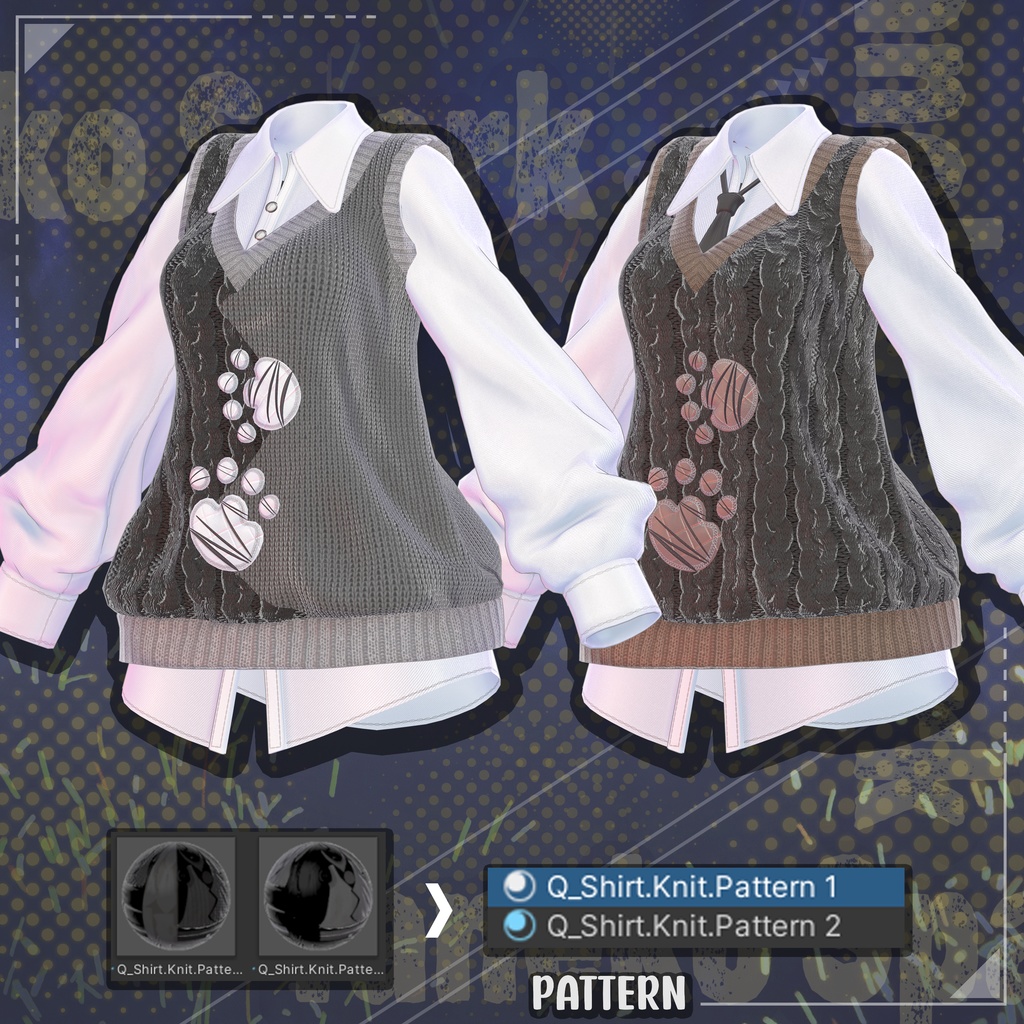 【13対応】 Yaneko Spark (夜猫スパーク) 【VRChat想定】