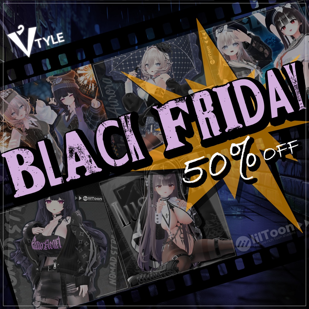 🎩 Black Friday 50% BIG SALE 🎩 11月14日〜12月7日まで