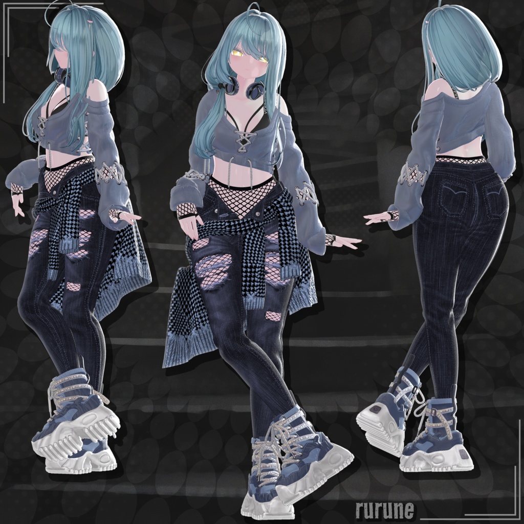 🎉EVENT SALE 50%🎉【15対応】 Urban Trekker(アーバントレッカー) 【VRChat想定】