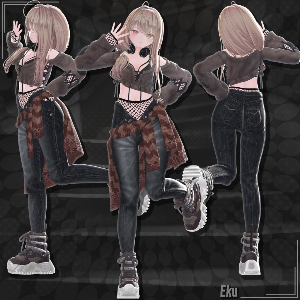 🎉EVENT SALE 50%🎉【15対応】 Urban Trekker(アーバントレッカー) 【VRChat想定】