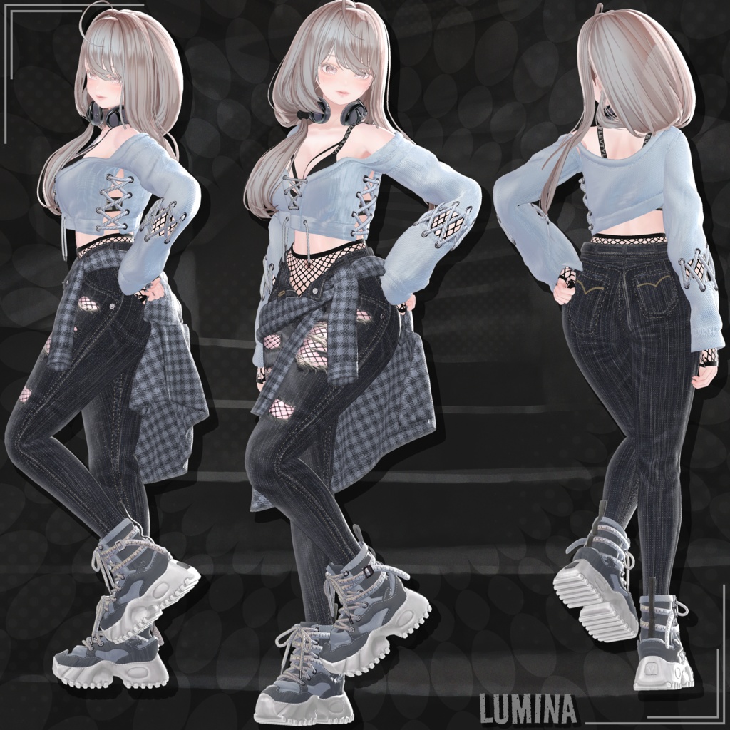 🎉EVENT SALE 50%🎉【15対応】 Urban Trekker(アーバントレッカー) 【VRChat想定】