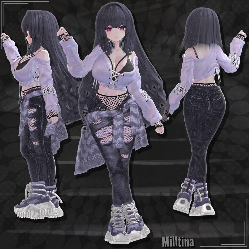 🎉EVENT SALE 50%🎉【15対応】 Urban Trekker(アーバントレッカー) 【VRChat想定】