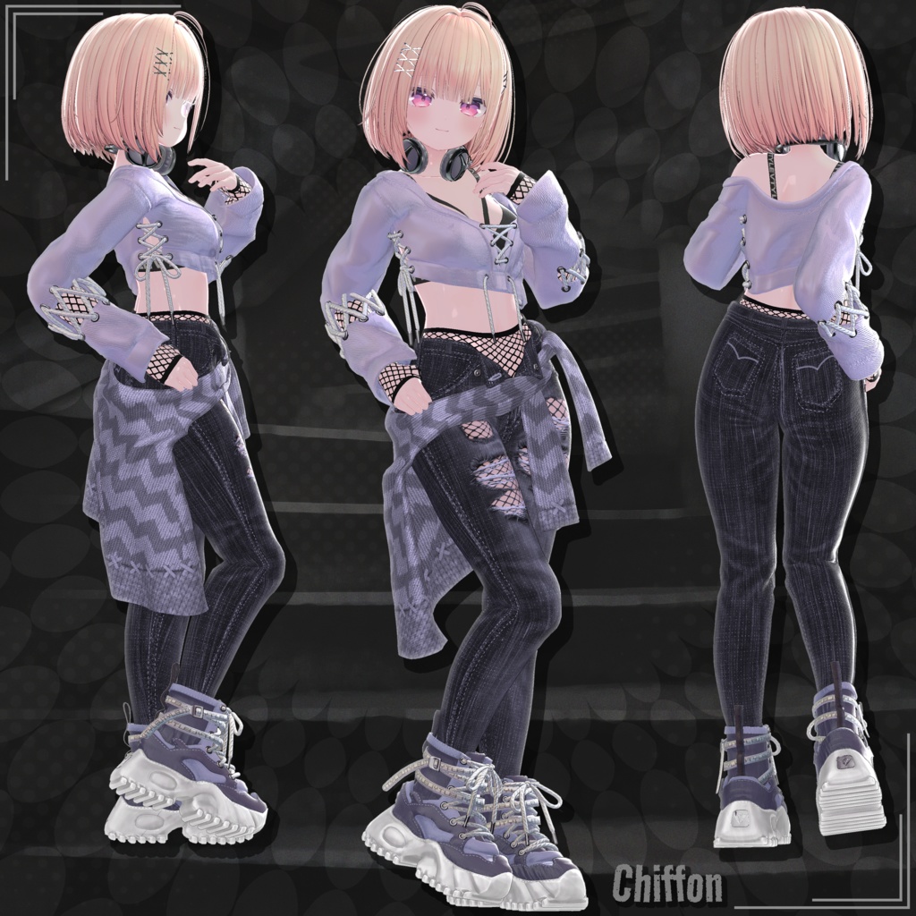 🎉EVENT SALE 50%🎉【15対応】 Urban Trekker(アーバントレッカー) 【VRChat想定】