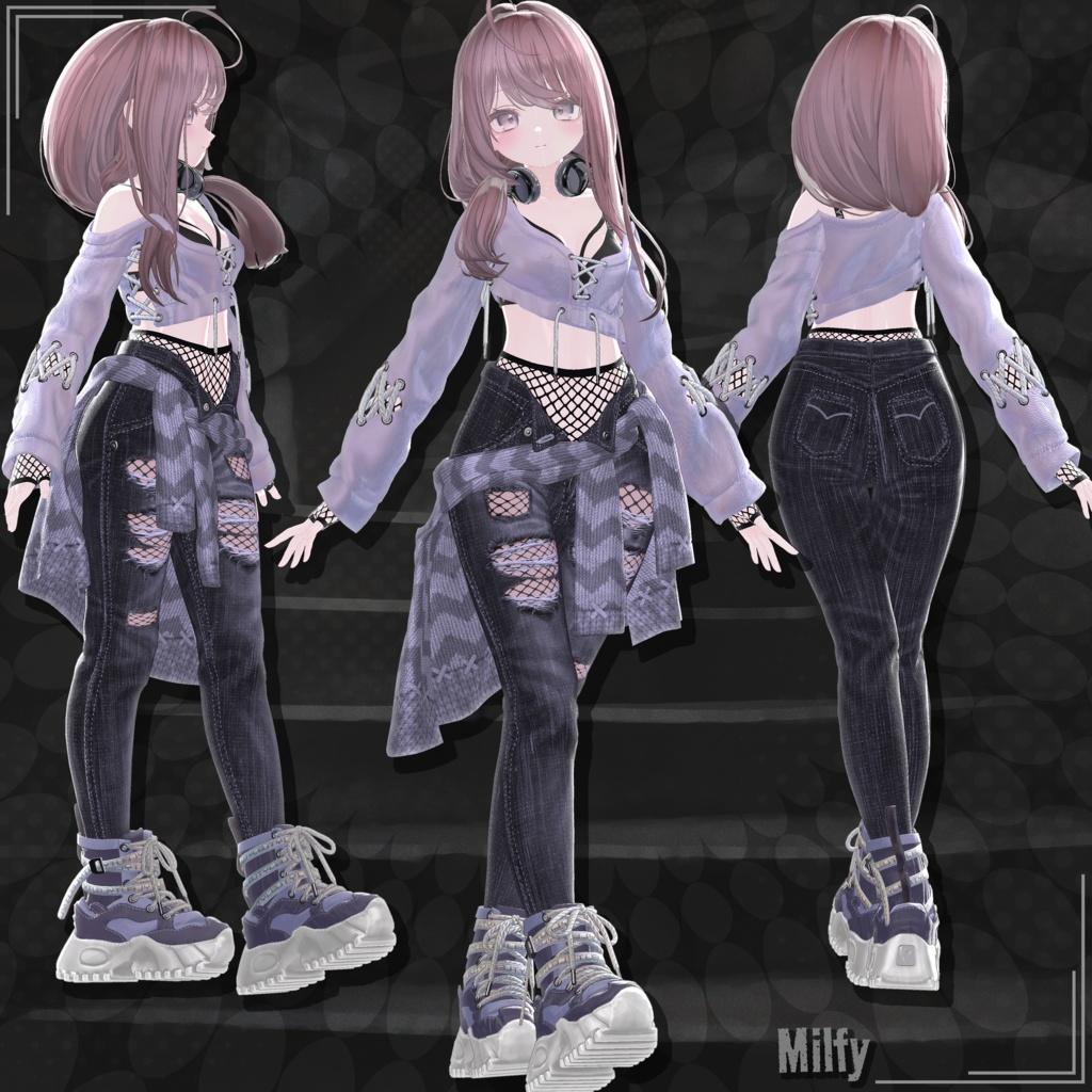 🎉EVENT SALE 50%🎉【15対応】 Urban Trekker(アーバントレッカー) 【VRChat想定】