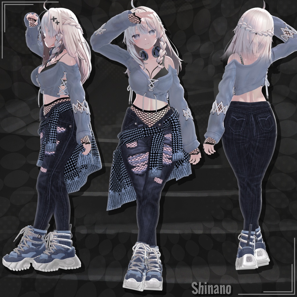 🎉EVENT SALE 50%🎉【15対応】 Urban Trekker(アーバントレッカー) 【VRChat想定】