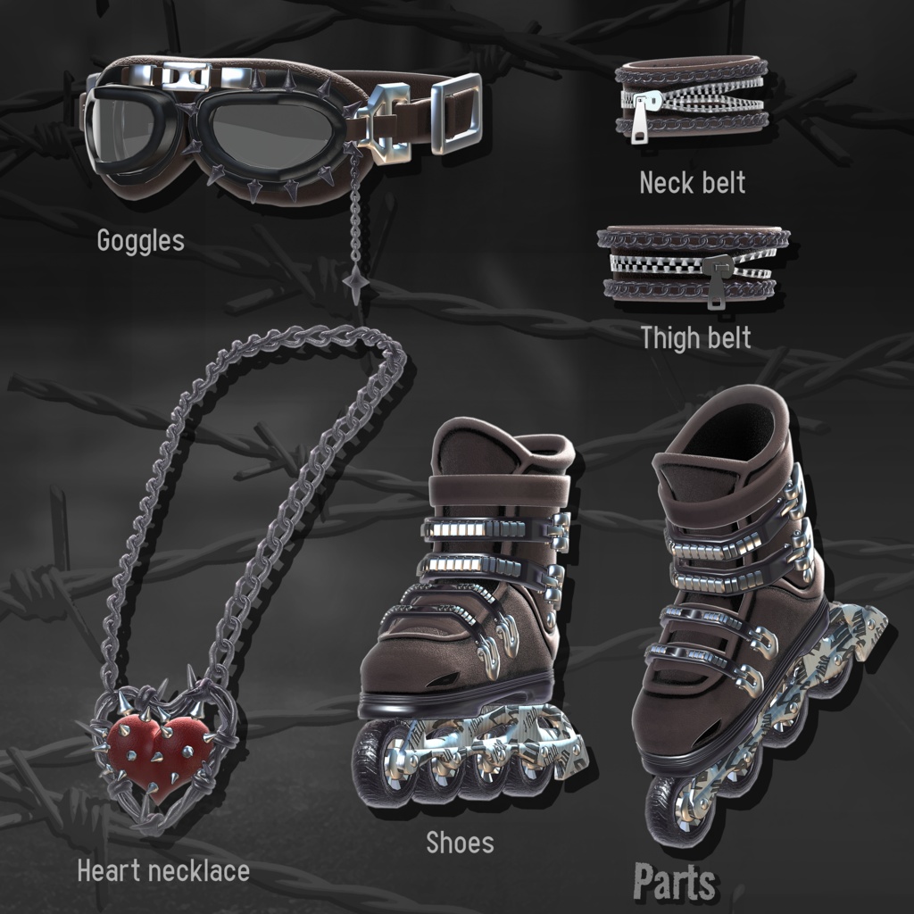 【22対応】 Guilty Heart Street (ギルティハート・ストリート) 【VRChat想定】