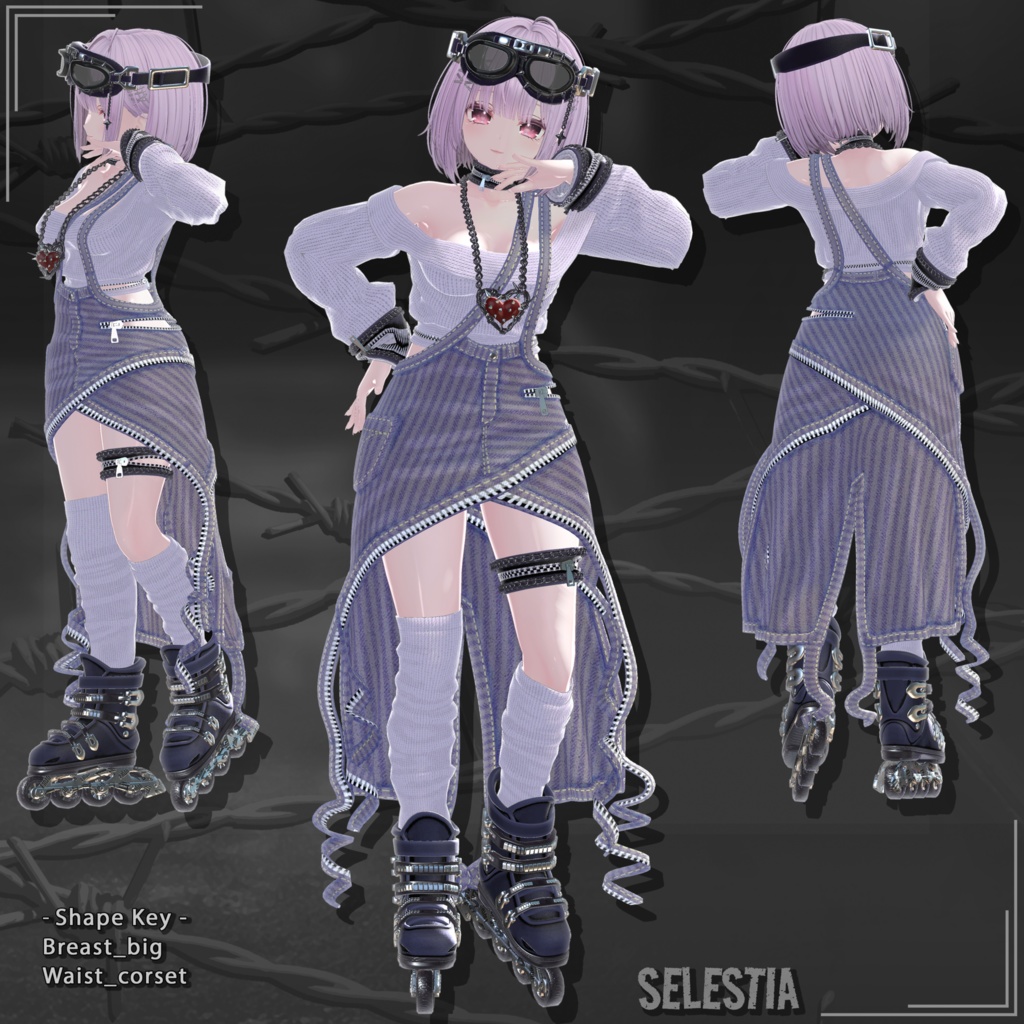 ✨Golden Week SALE✨50%【22対応】 Guilty Heart Street (ギルティハート・ストリート) 【VRChat想定】
