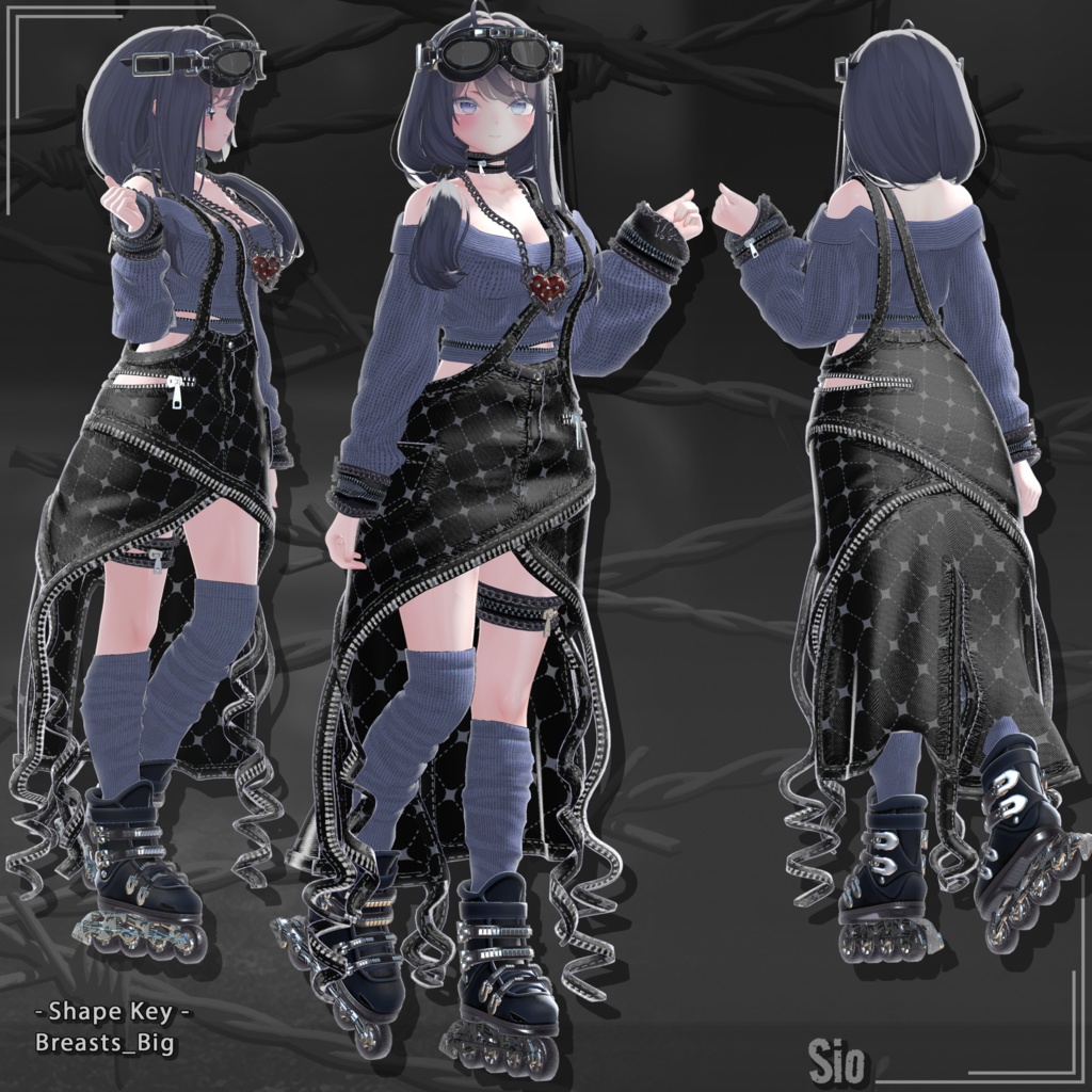 ✨Golden Week SALE✨50%【22対応】 Guilty Heart Street (ギルティハート・ストリート) 【VRChat想定】