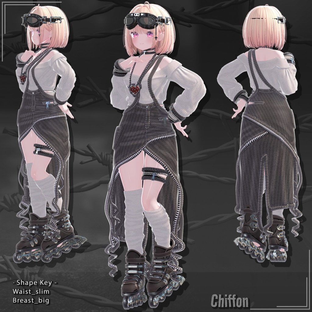 ✨Golden Week SALE✨50%【22対応】 Guilty Heart Street (ギルティハート・ストリート) 【VRChat想定】