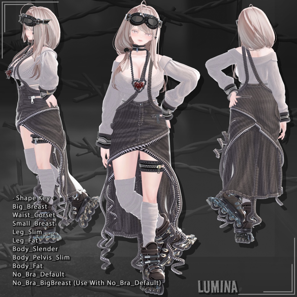 【22対応】 Guilty Heart Street (ギルティハート・ストリート) 【VRChat想定】