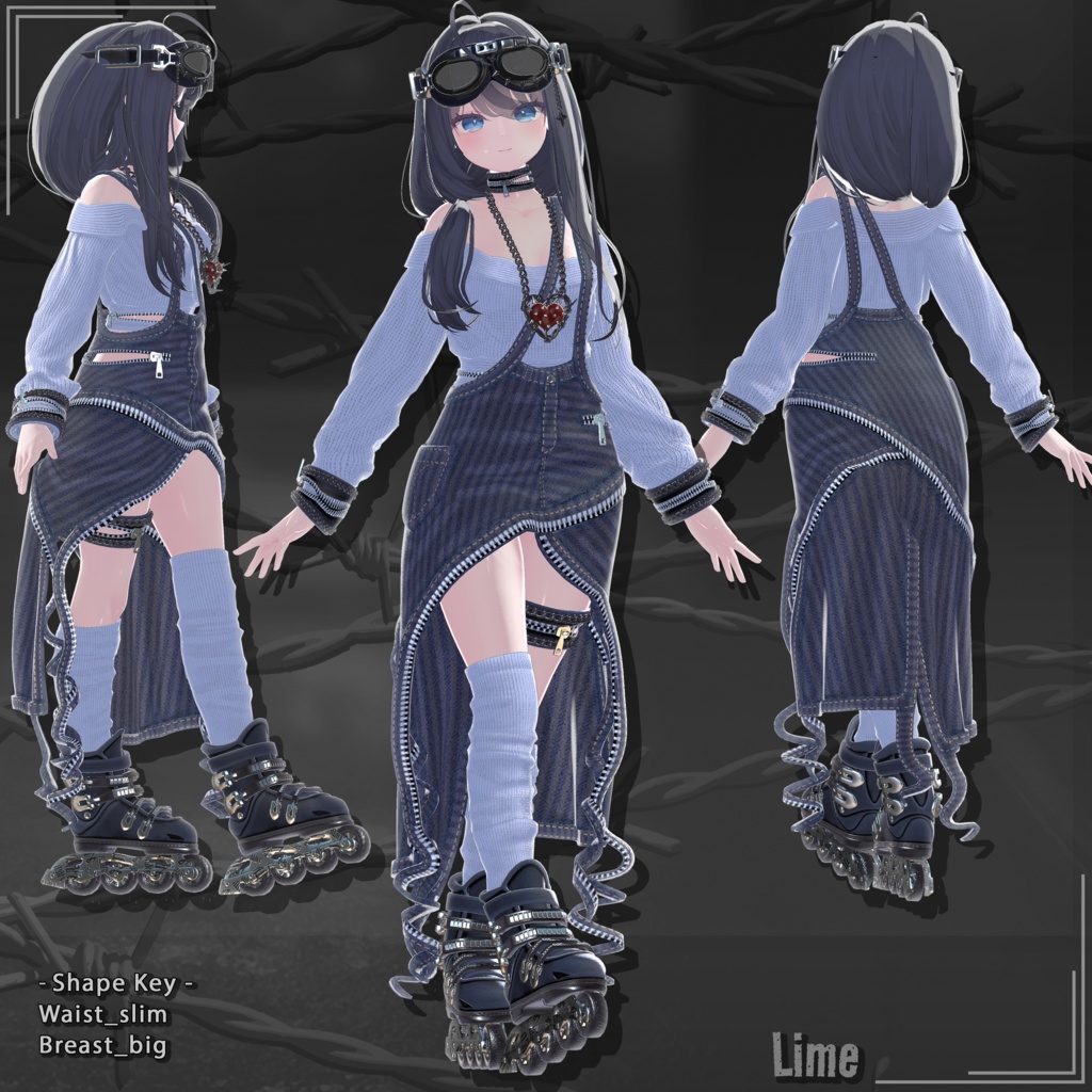 【22対応】 Guilty Heart Street (ギルティハート・ストリート) 【VRChat想定】