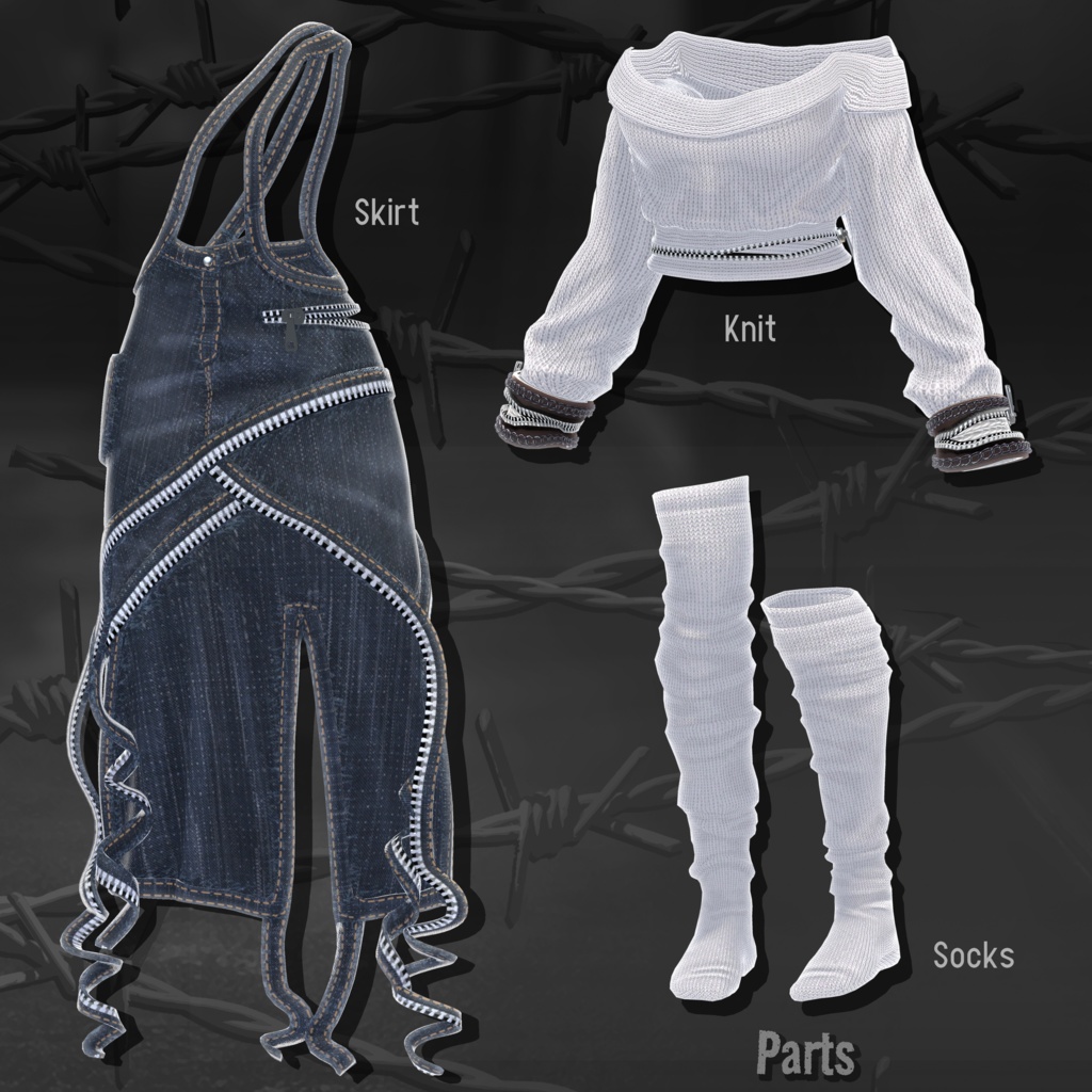 【22対応】 Guilty Heart Street (ギルティハート・ストリート) 【VRChat想定】