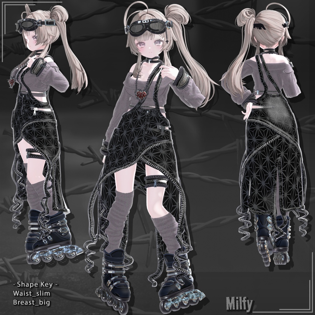 ✨Golden Week SALE✨50%【22対応】 Guilty Heart Street (ギルティハート・ストリート) 【VRChat想定】