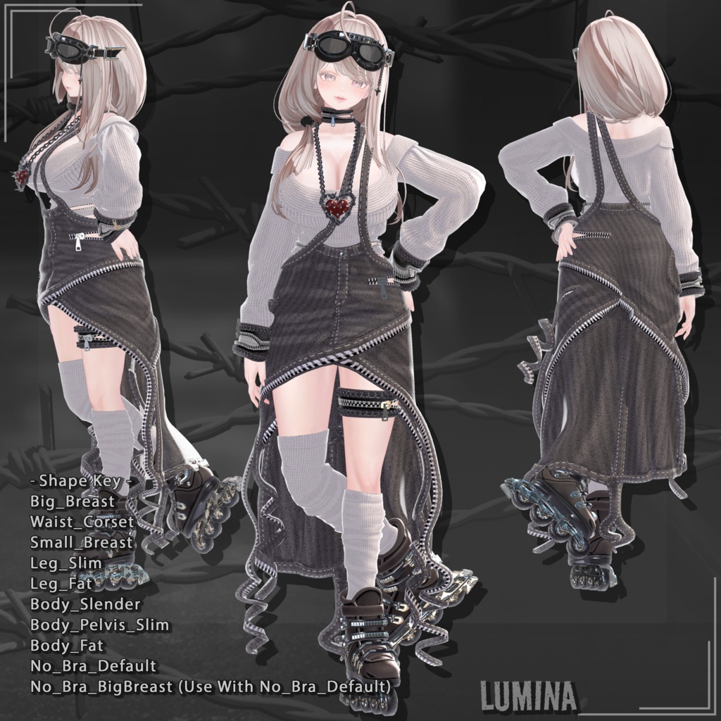 ✨Golden Week SALE✨50%【22対応】 Guilty Heart Street (ギルティハート・ストリート) 【VRChat想定】