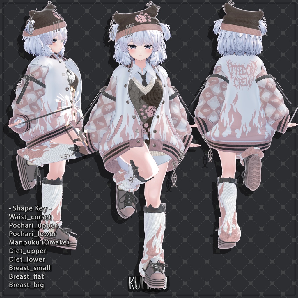 【1対応 五つの衣装】🎉50% セール中🎉Kumaly Pack Clothing Full Pack
