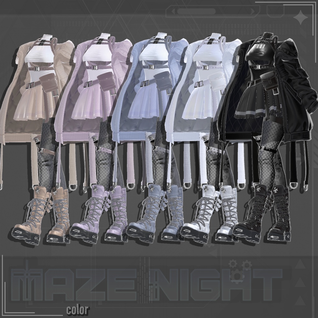 【17対応】 🎉50% セール中🎉Maze Night(メイズナイト) 【VRChat想定】