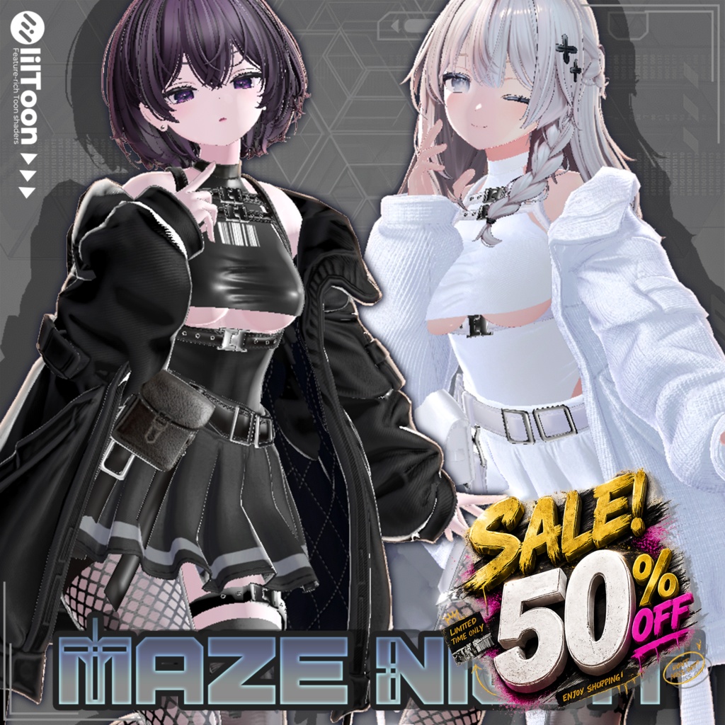 ✨Golden Week SALE✨50%【19対応】 Maze Night(メイズナイト) 【VRChat想定】