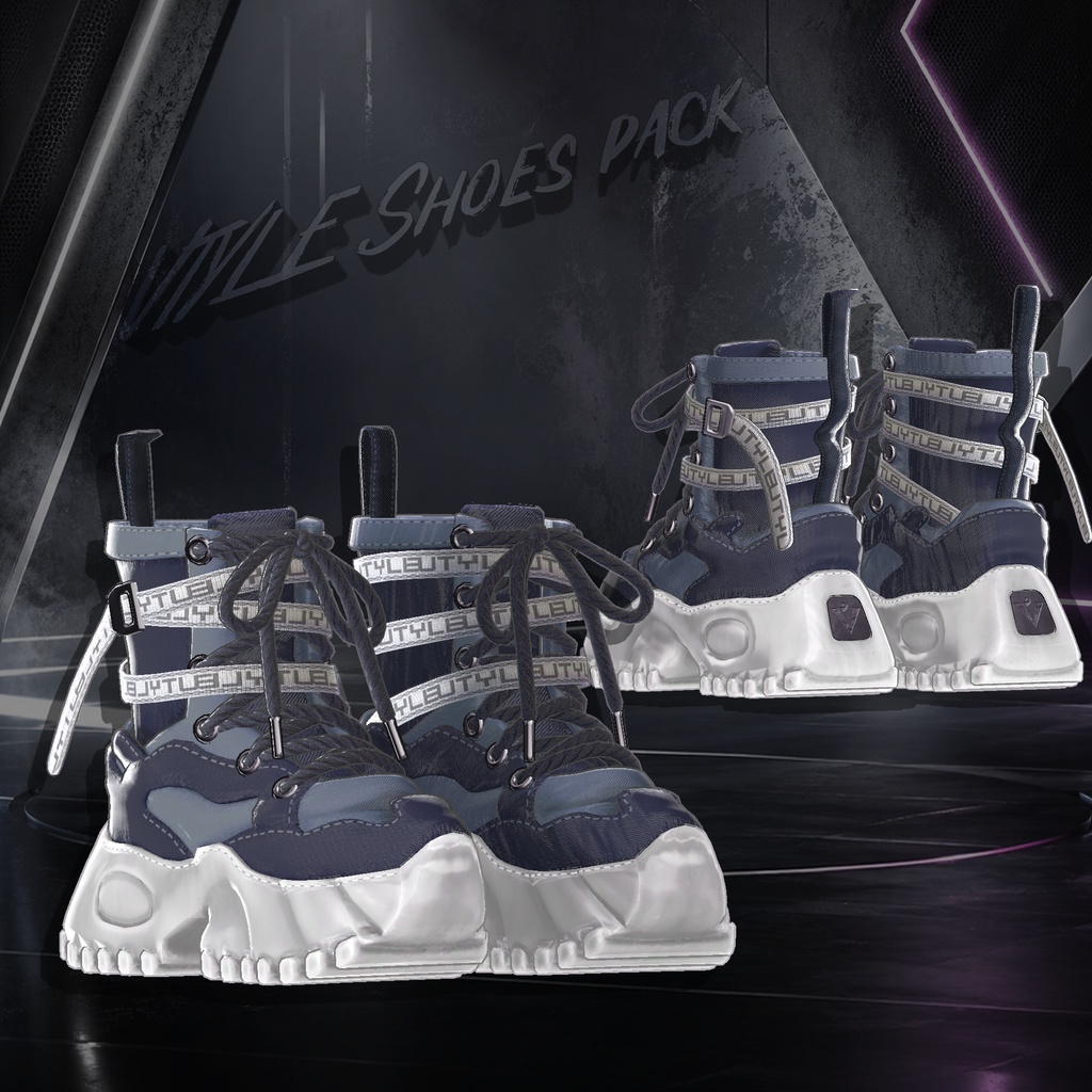 【シューズ5点セット】 🎉70% 1日限定!🎉VTYLE Shoes pack 【VRChat想定】