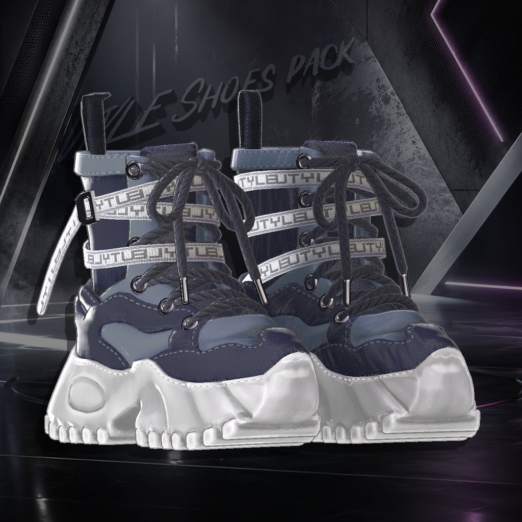 【シューズ5点セット】 🎉70% 1日限定!🎉VTYLE Shoes pack 【VRChat想定】