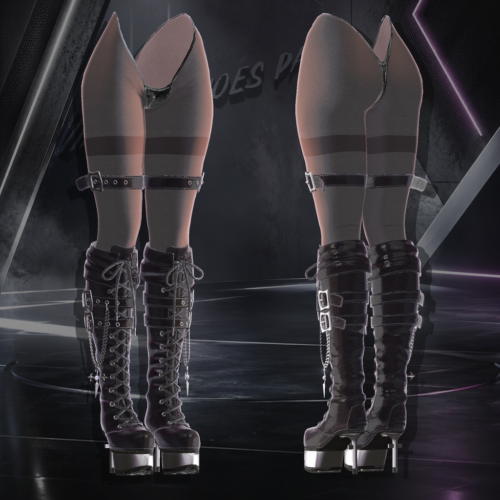 【シューズ5点セット】 🎉70% 1日限定!🎉VTYLE Shoes pack 【VRChat想定】