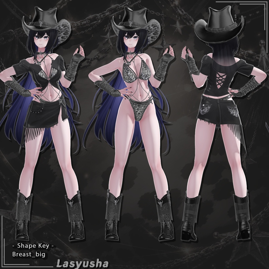 【21対応】 🎉50% セール中🎉Rodeo Belle(ロデオ・ベル) 【VRChat想定】