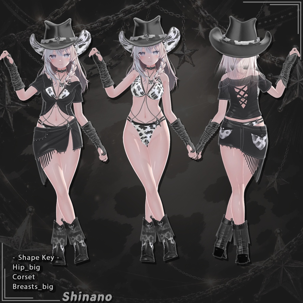 【21対応】 🎉50% セール中🎉Rodeo Belle(ロデオ・ベル) 【VRChat想定】