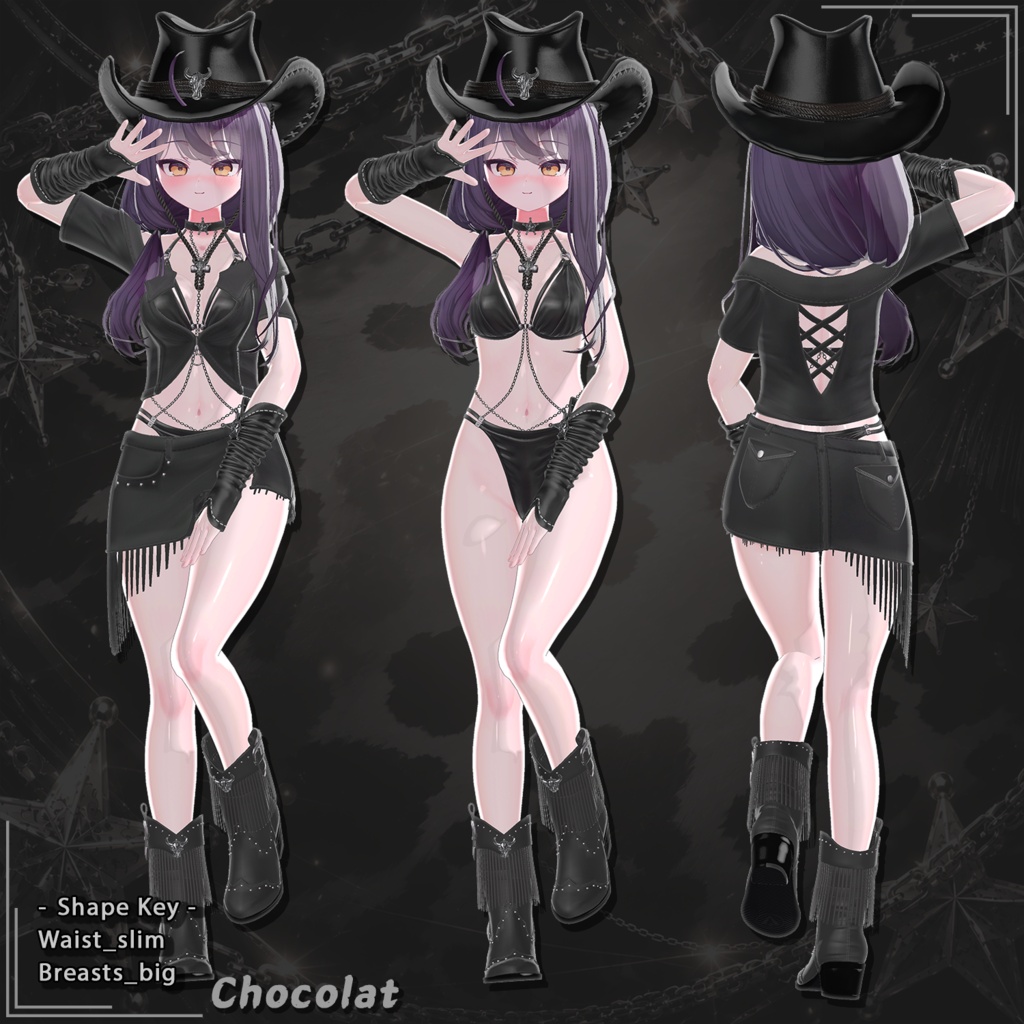 【21対応】 🎉50% セール中🎉Rodeo Belle(ロデオ・ベル) 【VRChat想定】